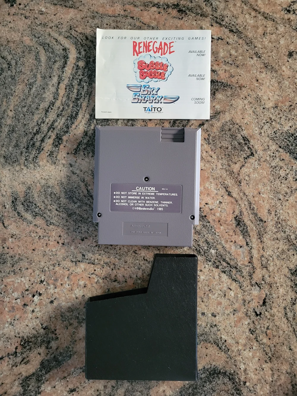 Nintendo (NES): Operation Wolf Game with Protective Sheath. Excellent Condition.